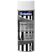 Farba spray na rdzę biała półmatowa RAL9010 Śnieżka MULTISPRAY 400ml