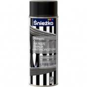 Farba spray na rdzę antykorozyjna czarna półmatowa RAL9005 Śnieżka MULTISPRAY 400ml