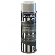 Farba spray na rdzę srebrna półmatowa RAL9006 Śnieżka MULTISPRAY 400ml