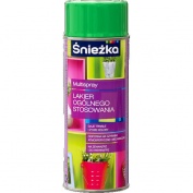 Farba w sprayu Śnieżka MULTISPRAY zielona połysk RAL6029 Uniwersalny 400ml