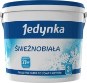 Jedynka farba emulsyjna 10L biała