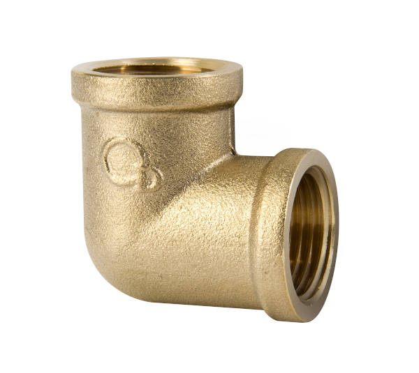 Kolano mosiężne nakrętne GW-GW DN10