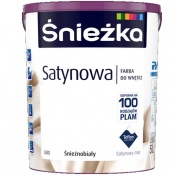 Lateksowa farba emulsyjna Śnieżka Satynowa 5L