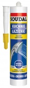 Silikon sanitarny bezbarwny Soudal 280ml