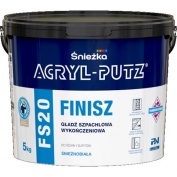 Gotowa masa szpachlowa 5kg Śnieżka ACRYL-PUTZ Finisz