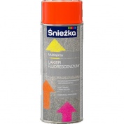 Lakier Fluorescencyjny pomarańczowy Śnieżka MULTISPRAY Fluorescencyjny 400ml