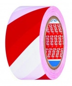 Taśma ostrzegawcza biało-czerwona 33mx50mm TESA