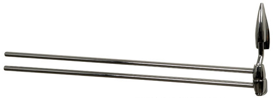 Vektor Wieszak dwuramienny chrom