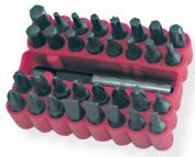 Zestaw końcówek z uchwytem magnetycznym 32szt 1/4"
